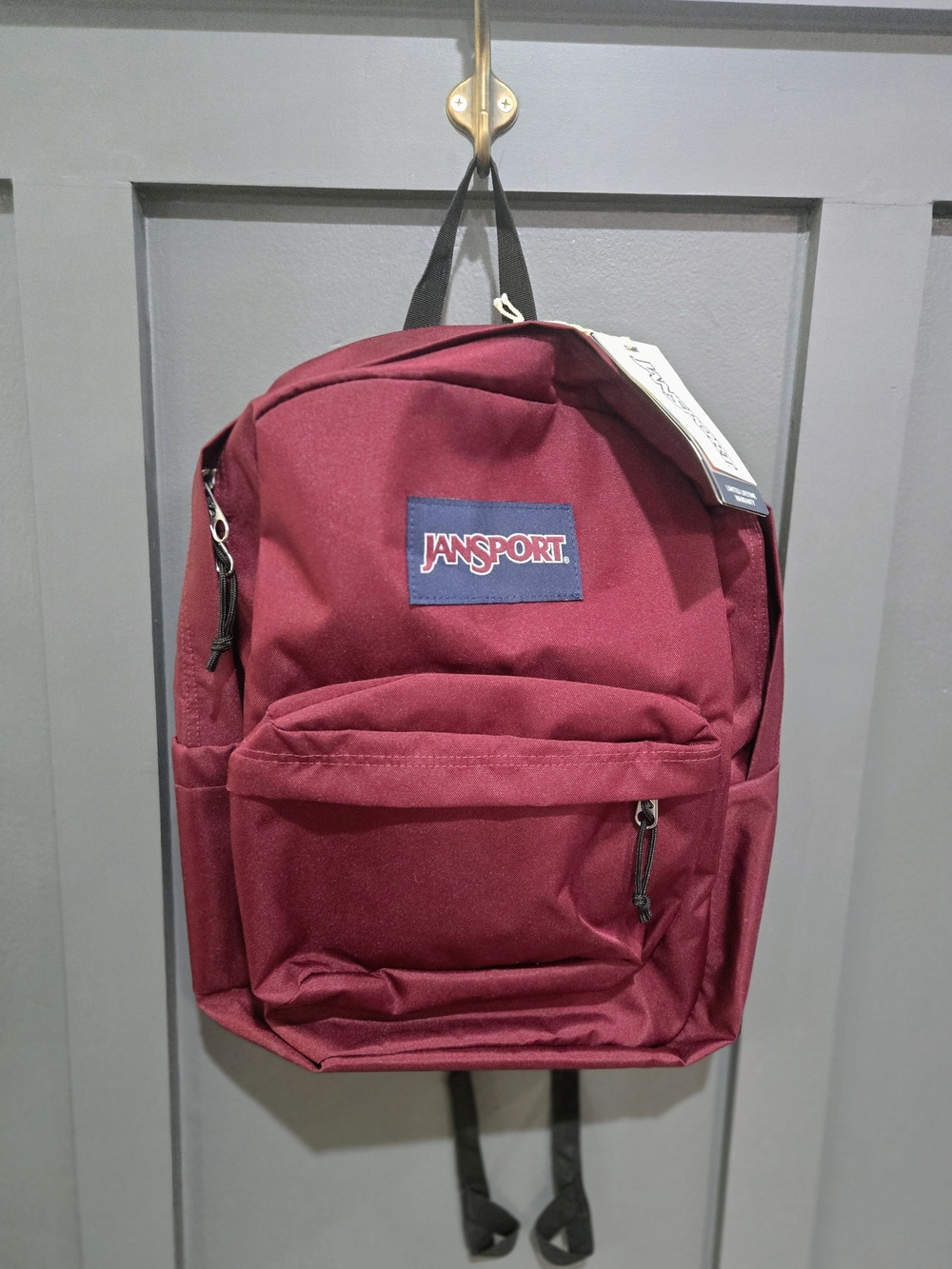 NWT JanSport SuperBreak Plus Backpack - Russet Red (26L, Laptop Sleeve)
